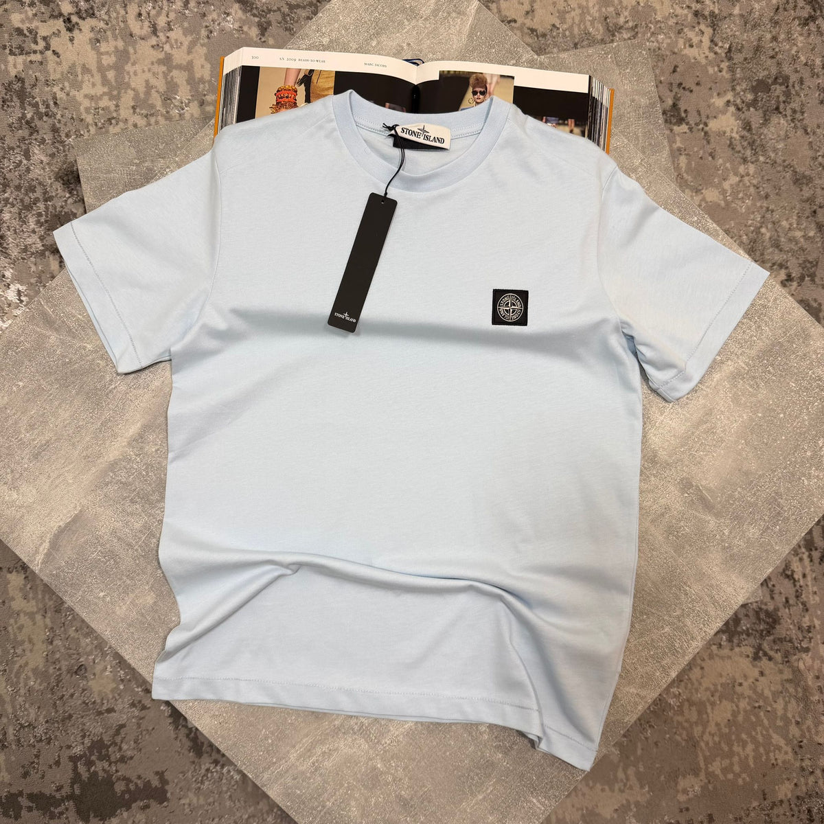Stone Tshirt Light Blue image 0