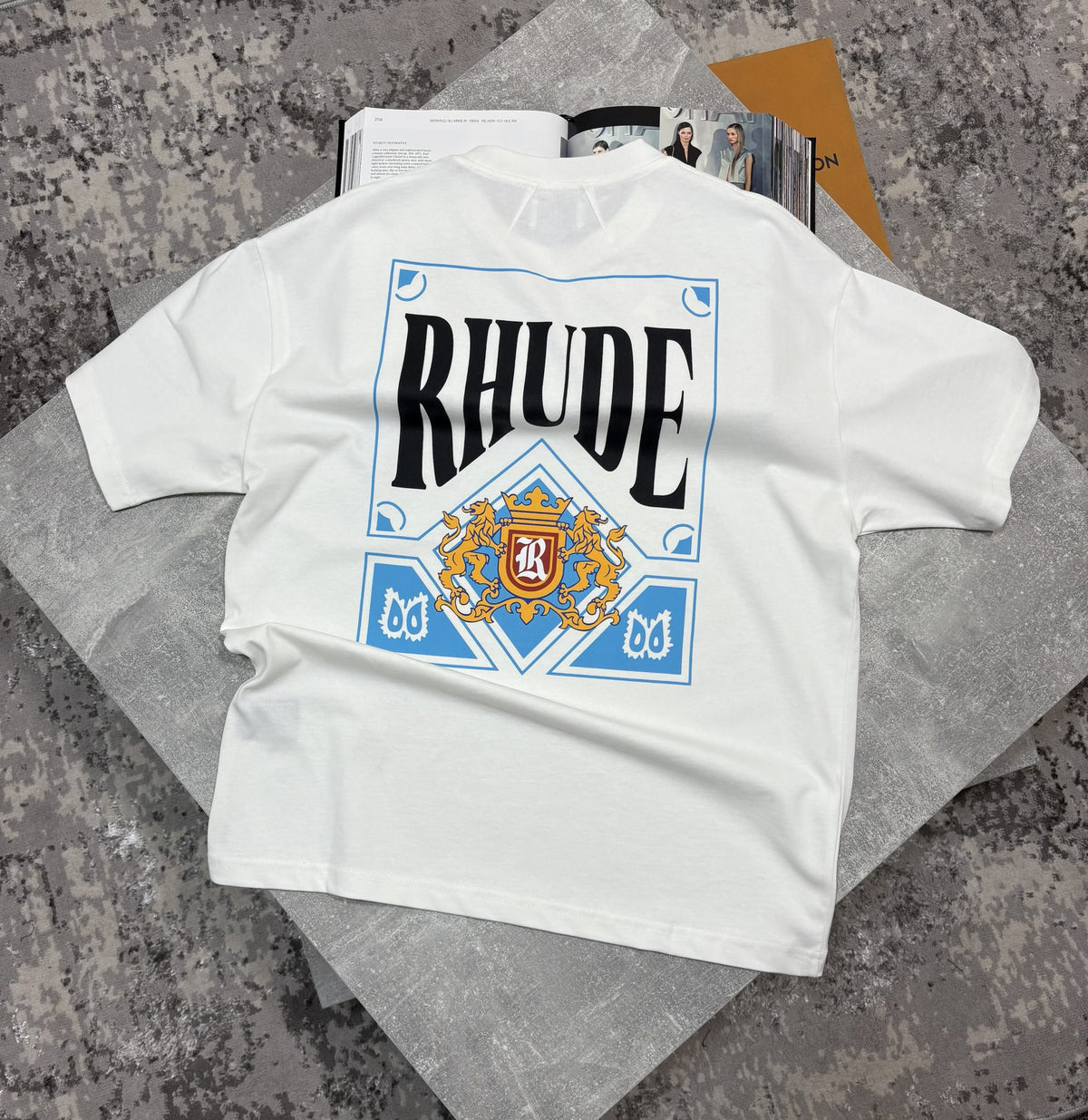 Rhude Tshirt white image 1