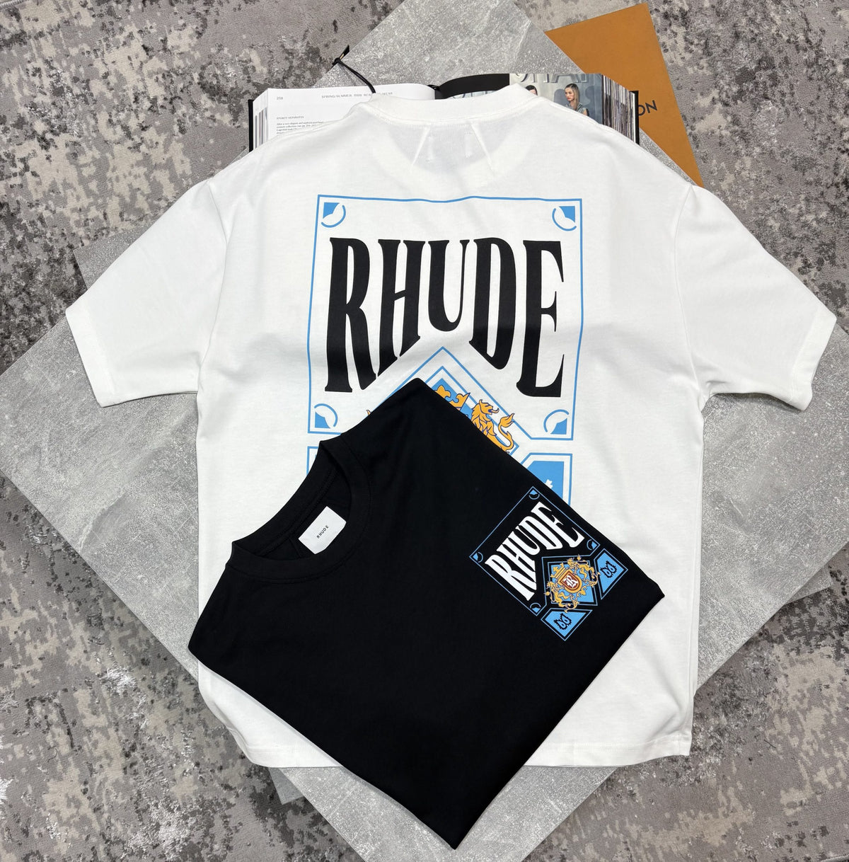Rhude Tshirt white image 3