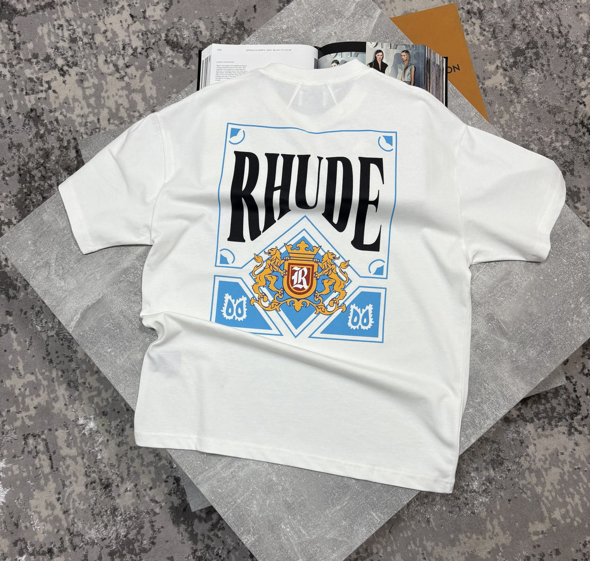 Rhude Tshirt white image 2