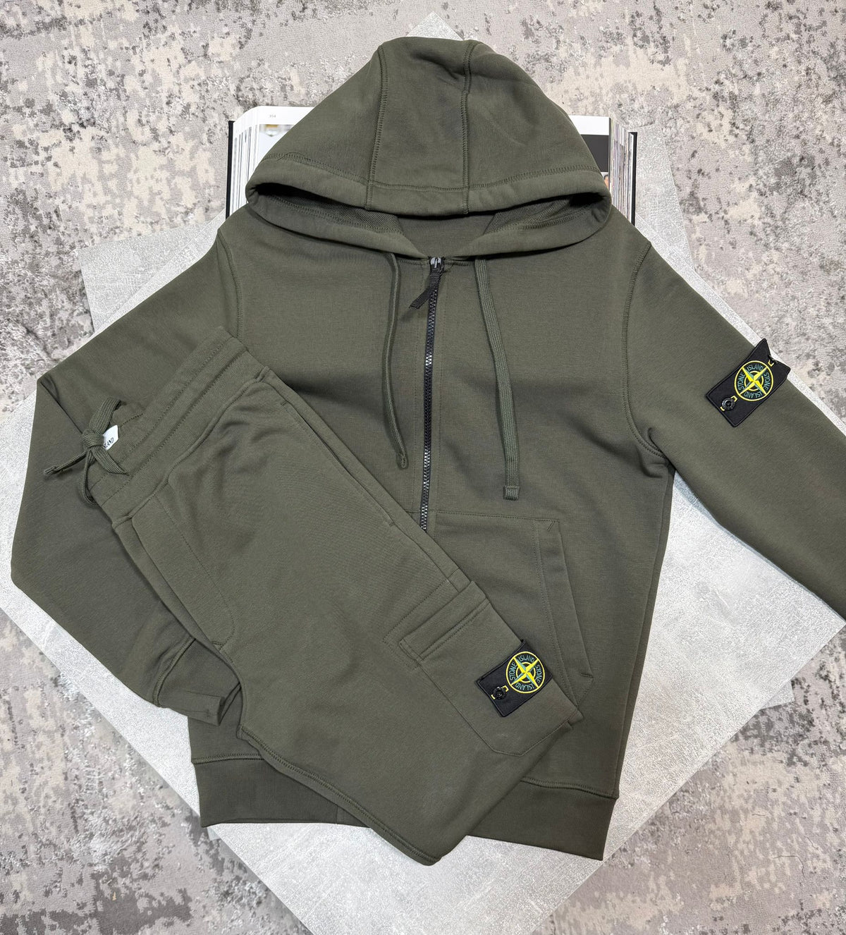 Stone Tracksuit Khaki image 0