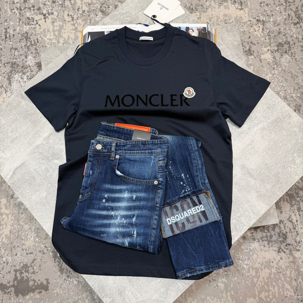 Cler Tshirt Navy image 1