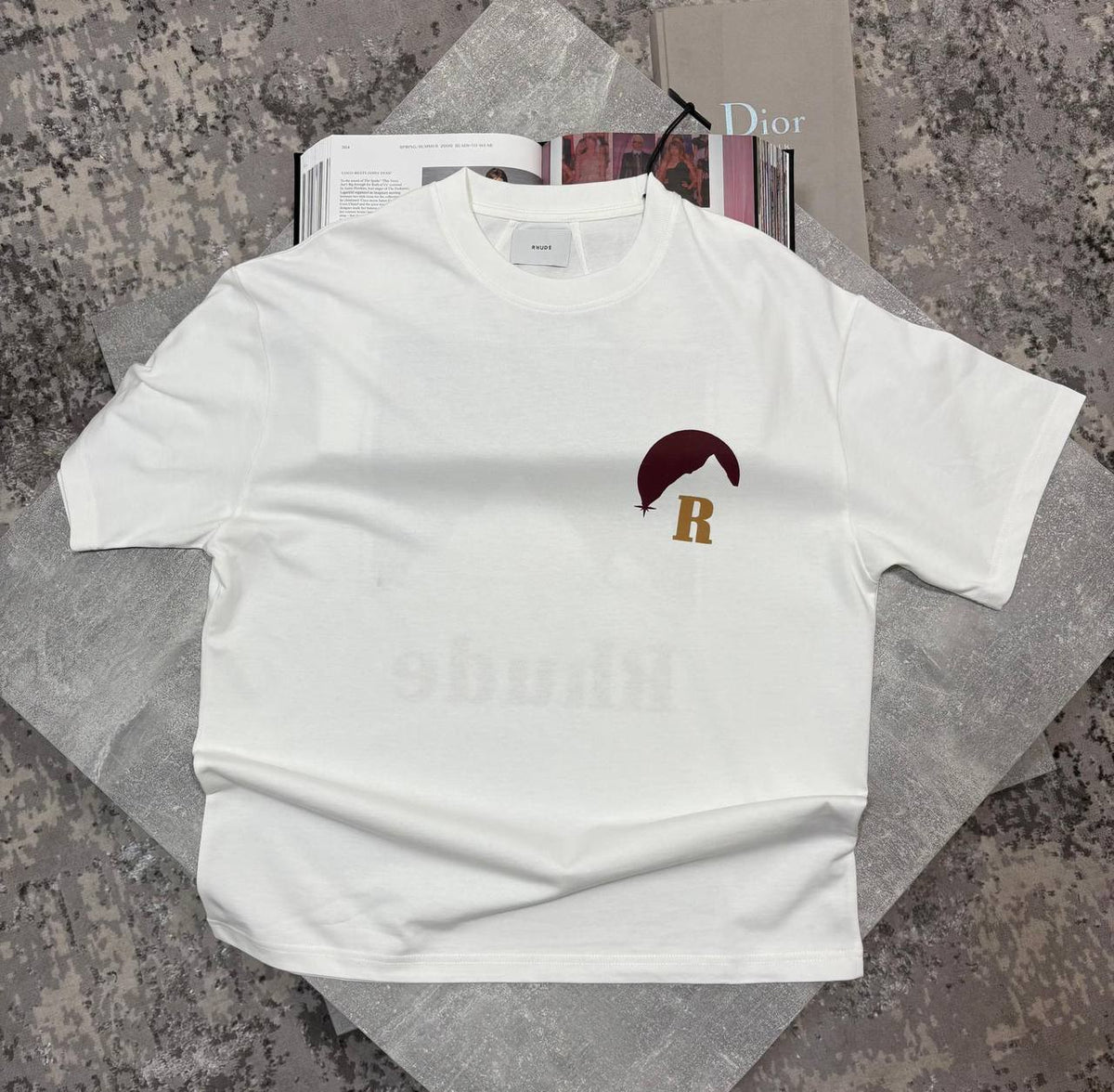 HUDE TEE WHITE image 0