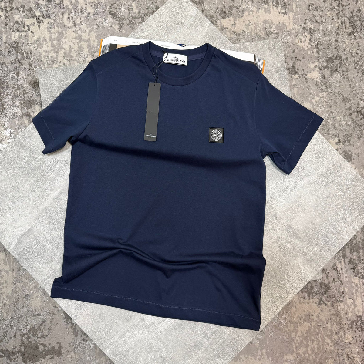 Stone Tshirt Navy image 0