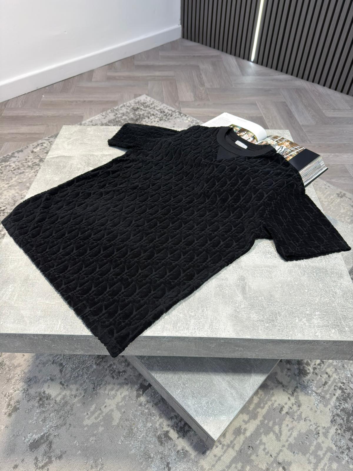 CD ablique Tshirt Black image 1