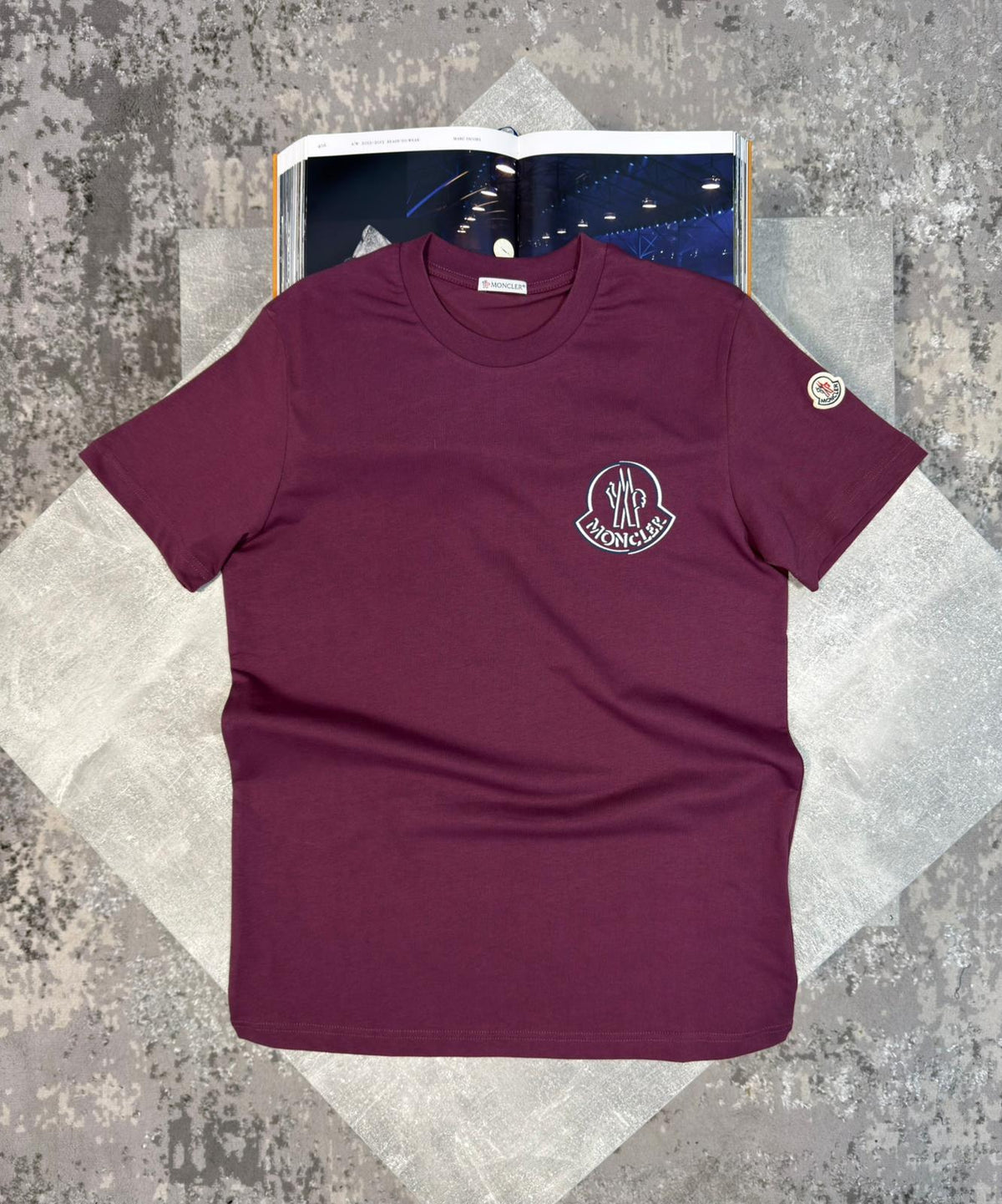Cler Tshirt maroon image 0