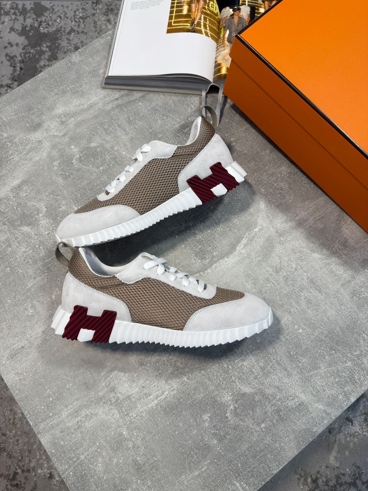 Hermes Trainers Biege image 1