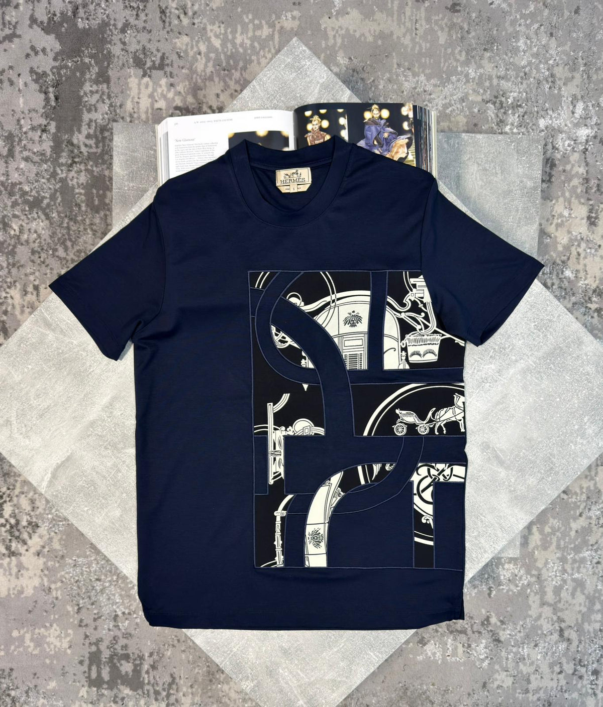Herm Tshirt Navy image 0