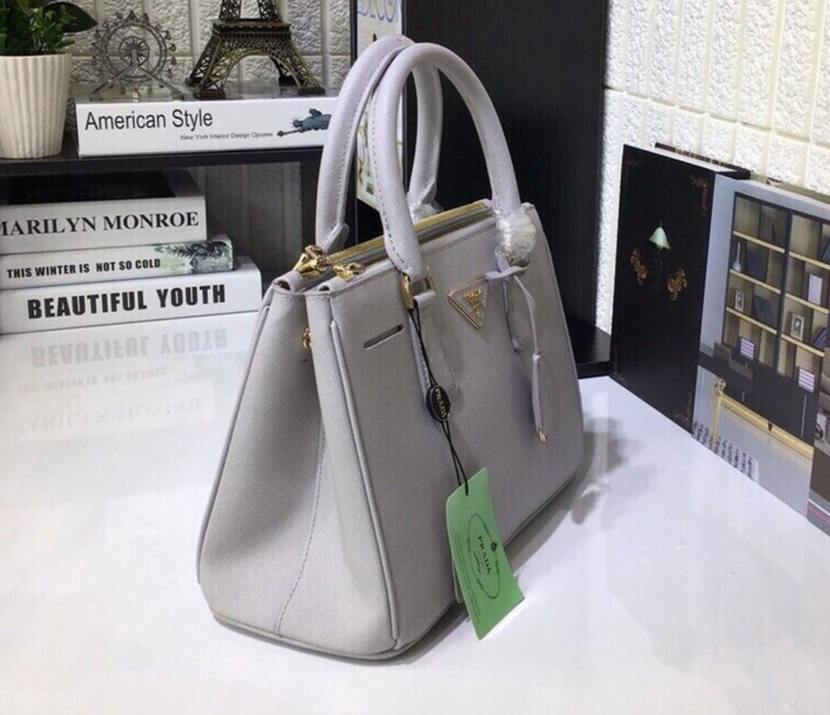 GREY P BAG image 1