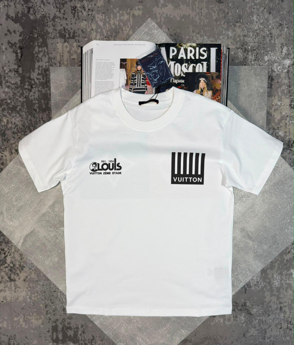LV Tshirt White LV
