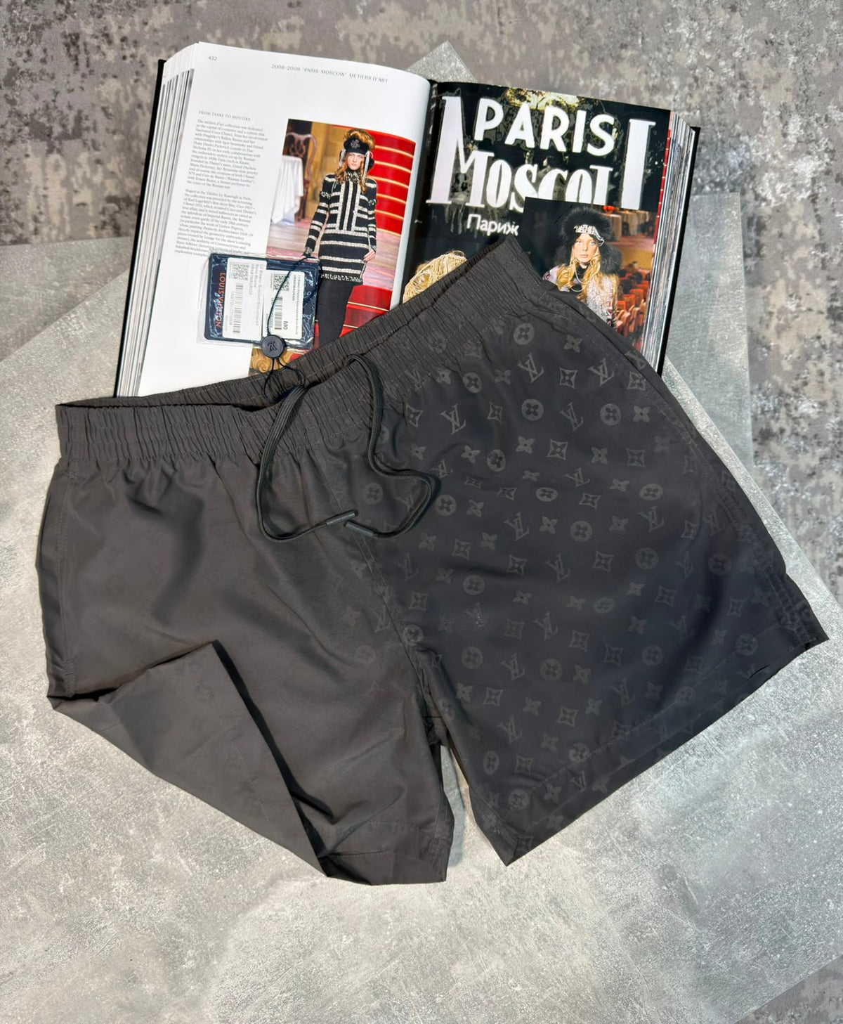 LV Shorts Grey LV