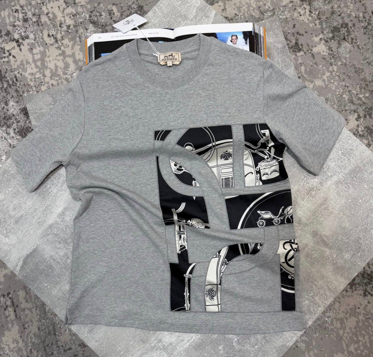 Herm T-shirt Grey Herm