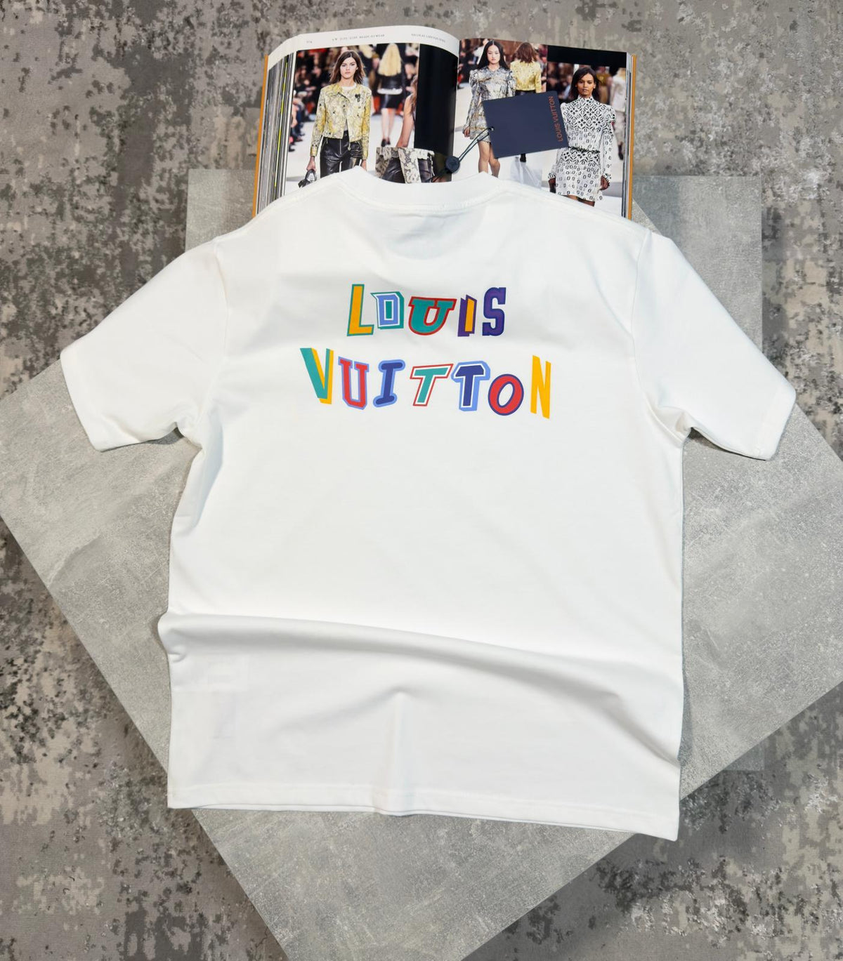 LV Tshirt White LV