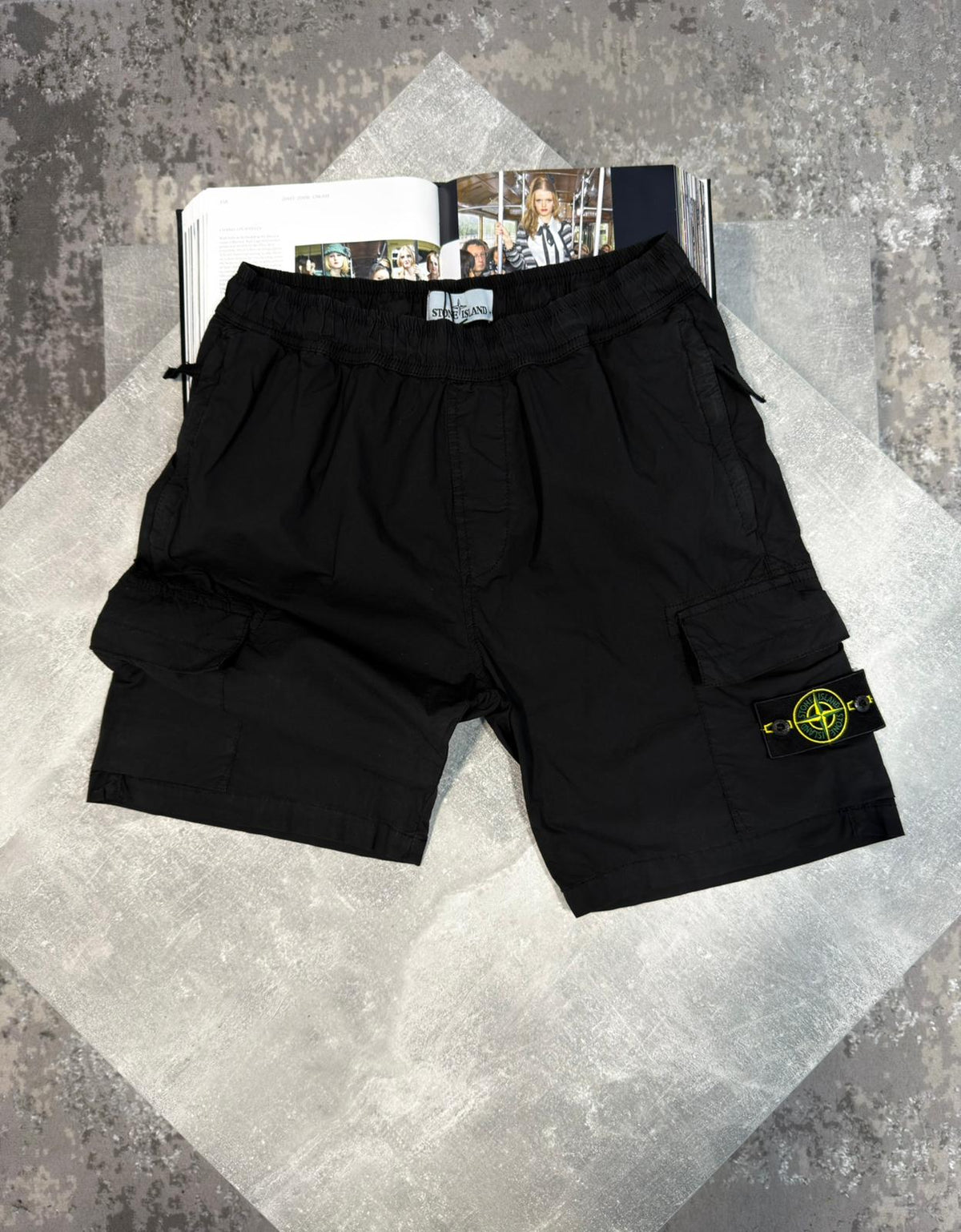 Stone Cargo shorts Black image 0