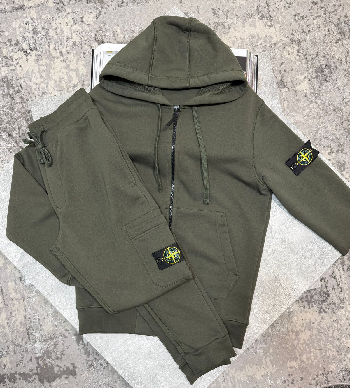 Stone Tracksuit Khaki image 2