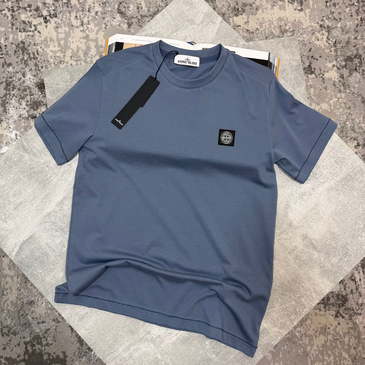 Stone Tshirt Deep Blue image 0