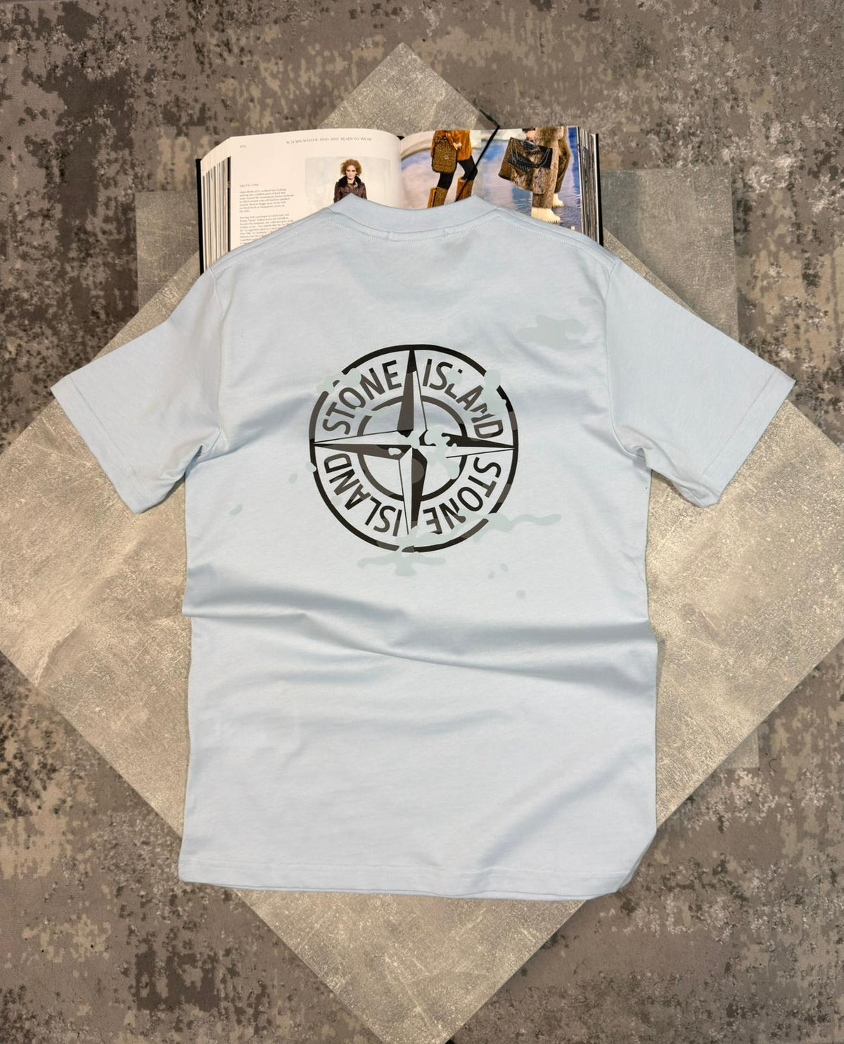 Stone Tshirt Light Grey image 1