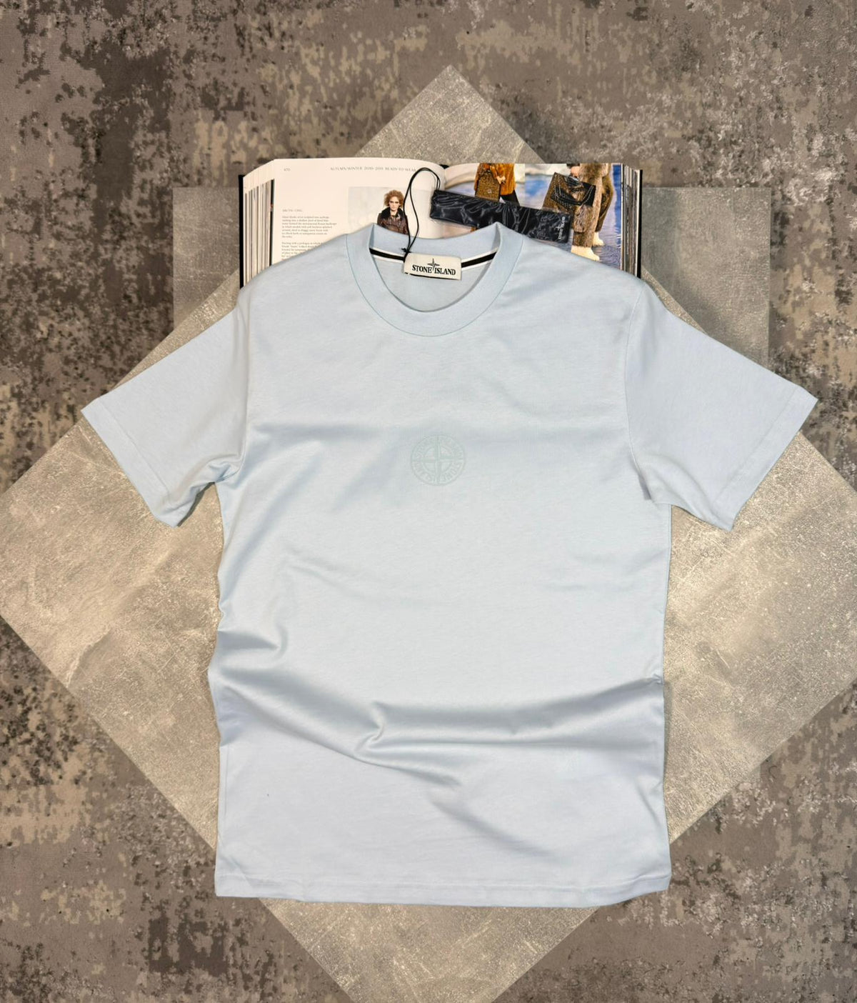 Stone Tshirt Light Grey image 0