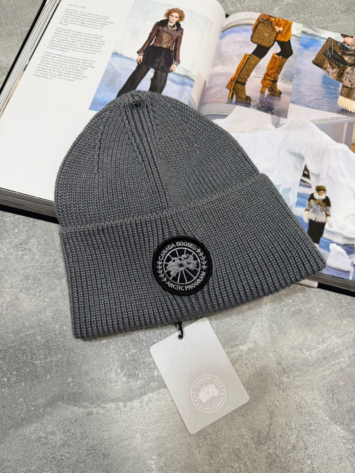 Goose beanie Grey image 0