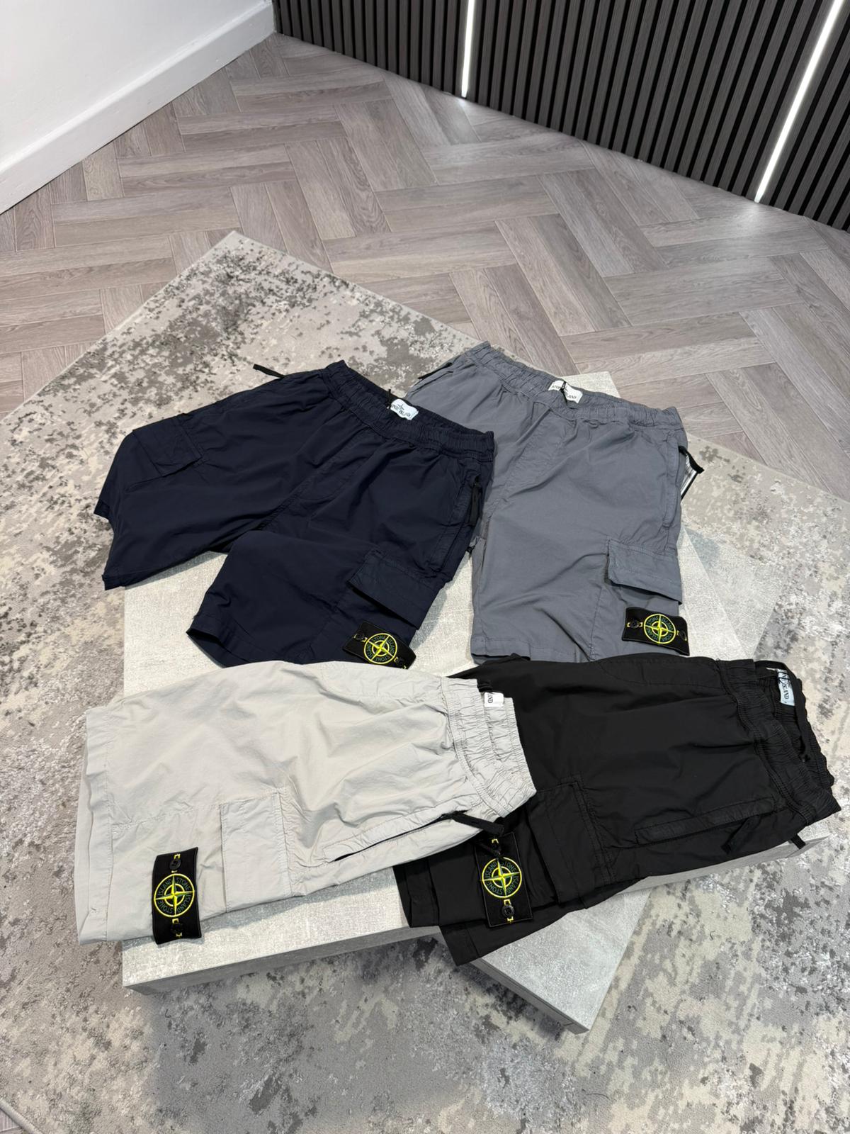 Stone Cargo shorts Grey image 1