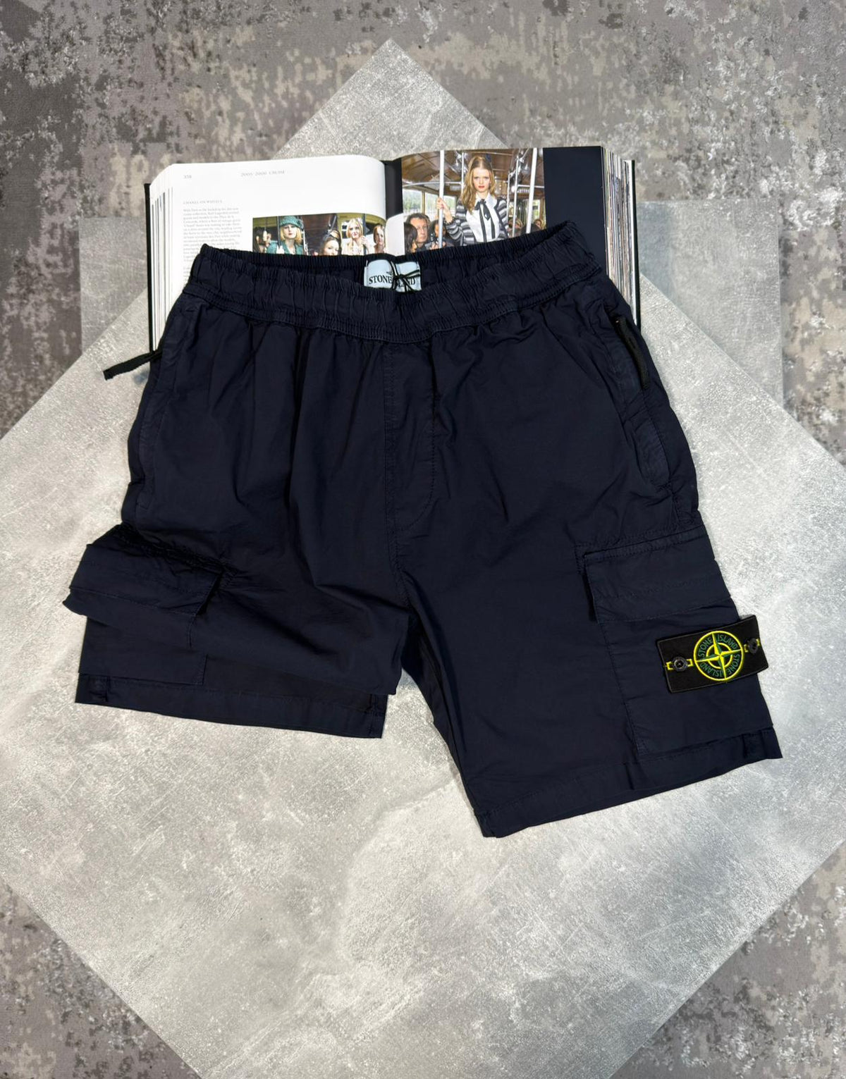 Stone Cargo shorts Navy image 0