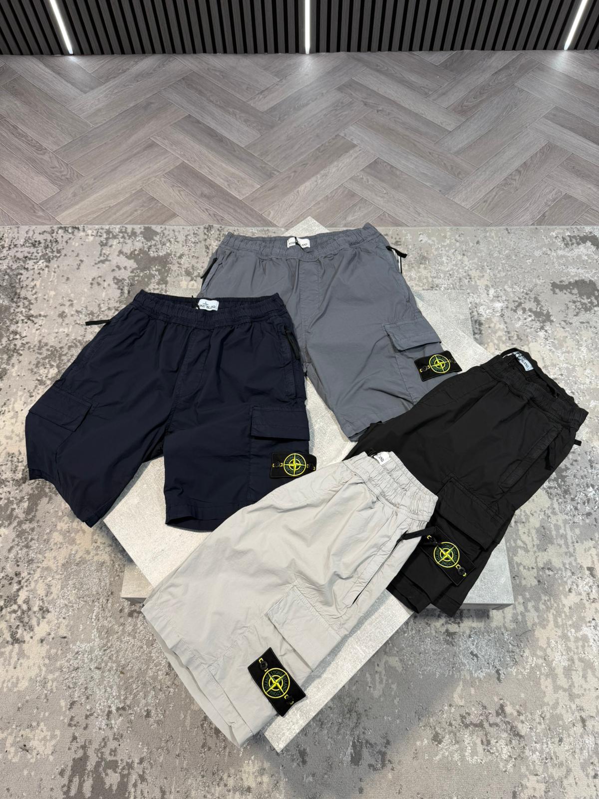 Stone Cargo shorts Navy image 2