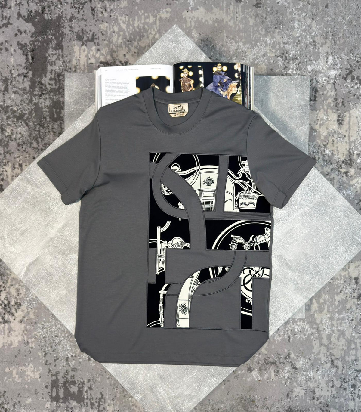 Herm Tshirt Charcoal image 0