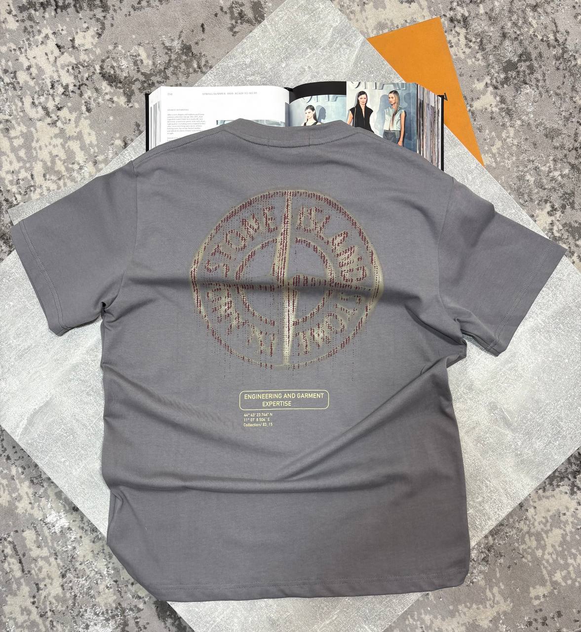 STONE ISLAND TEE GREY image 1