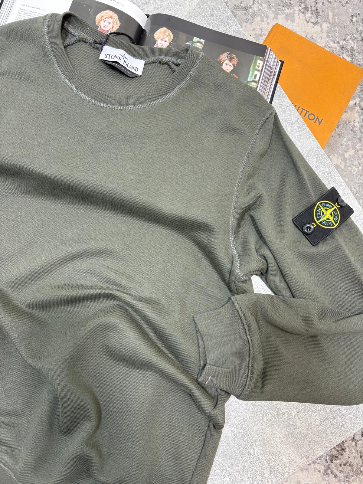 Stone Island Jumper Dark Green image 1