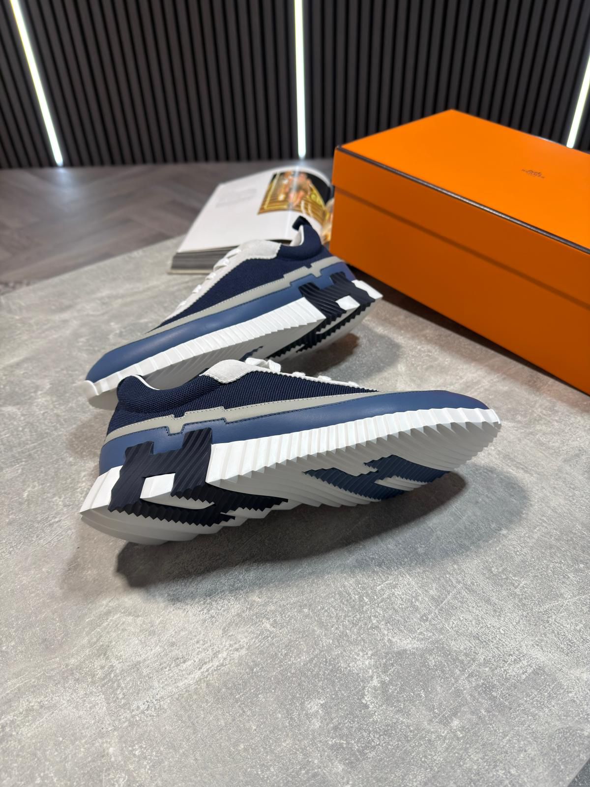 Hermes Trainers Blue image 2