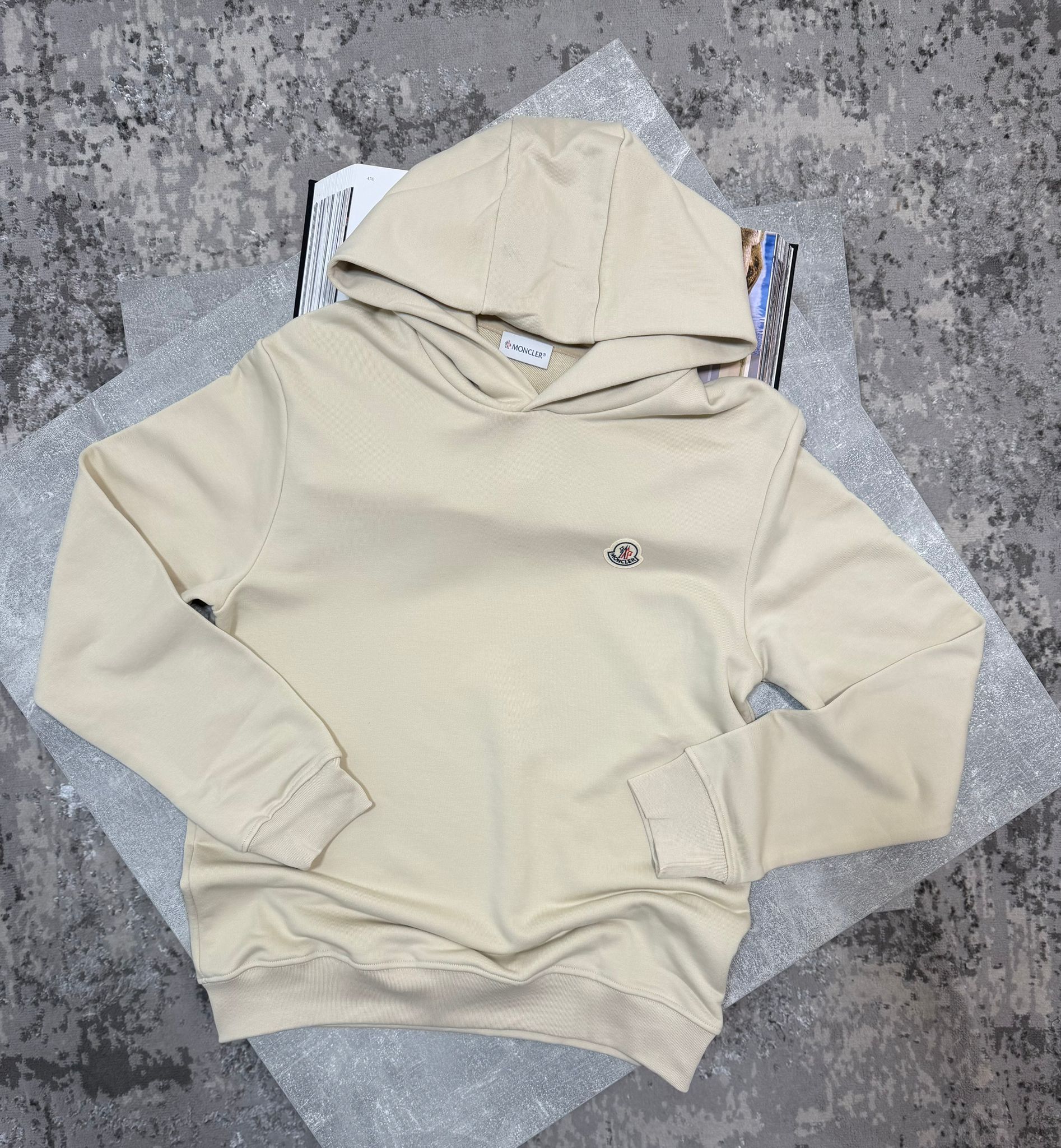 Cler Hoodie Beige image 0