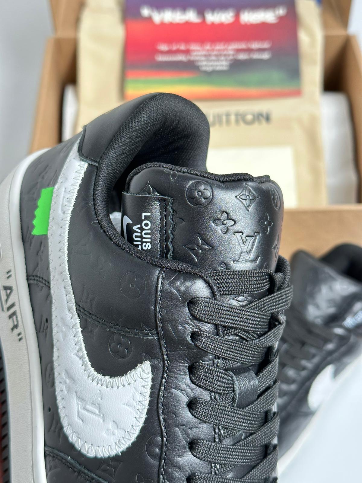 IV AF1 BLACK EMBOSSED image 8