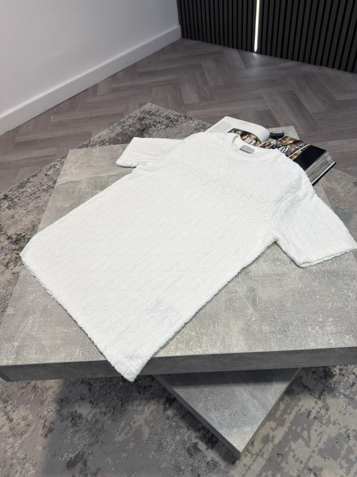 CD ablique Tshirt White image 1