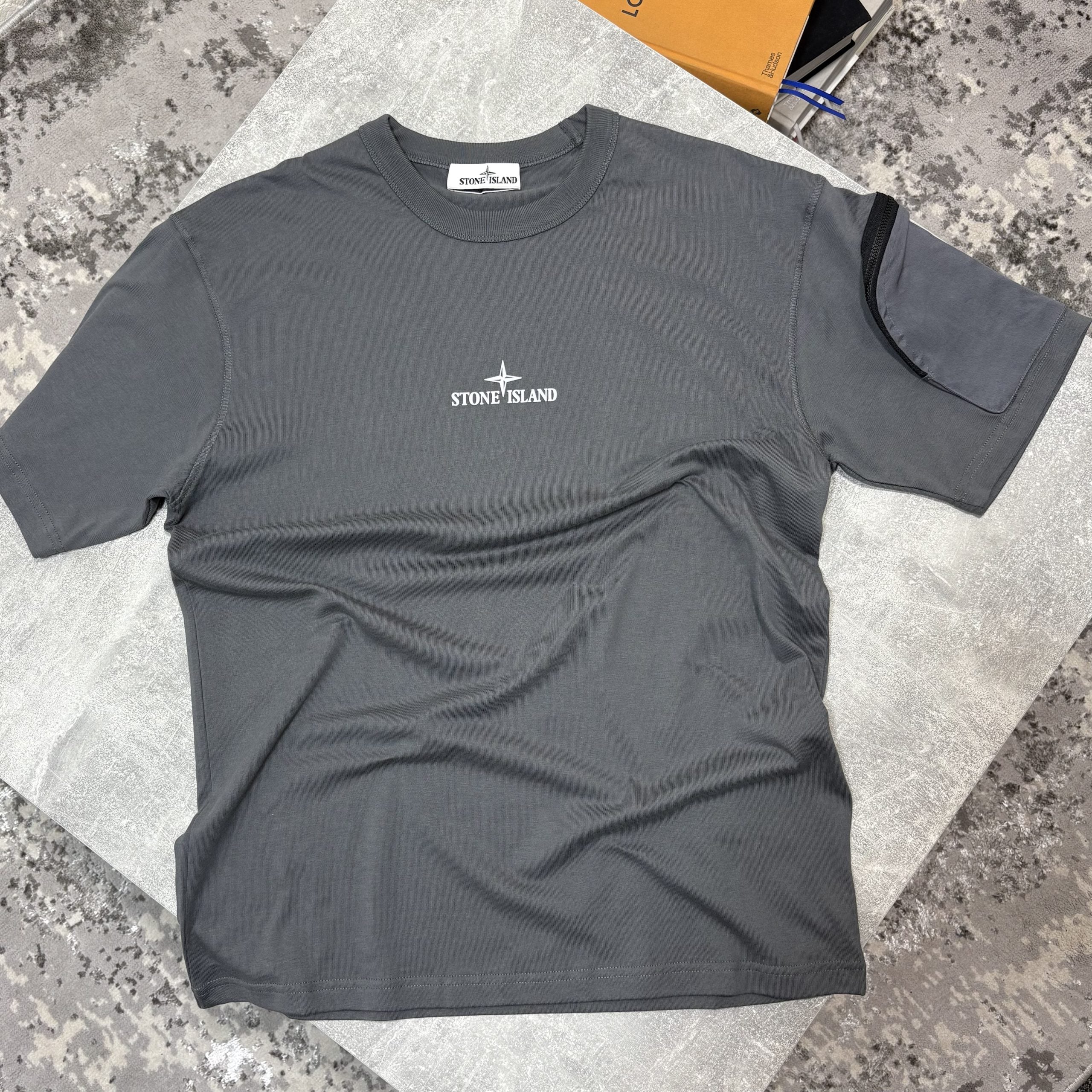 Stone Tshirt Grey - M image