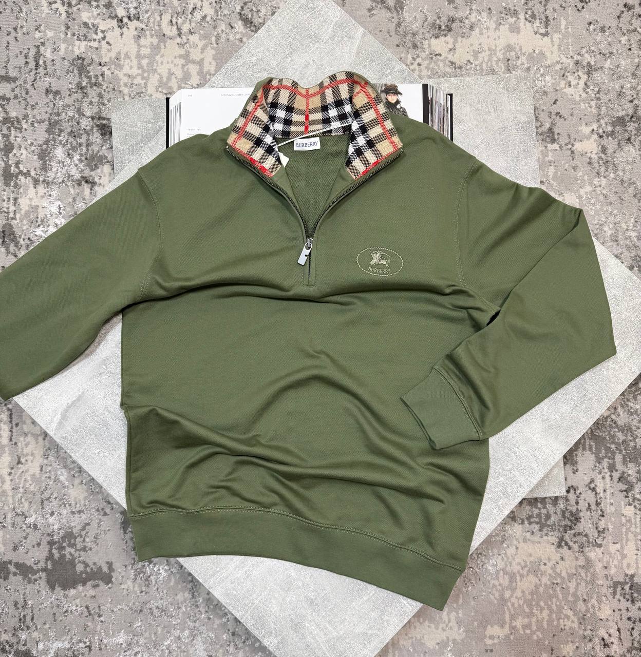 Burb 1/4 Zips Green image 0
