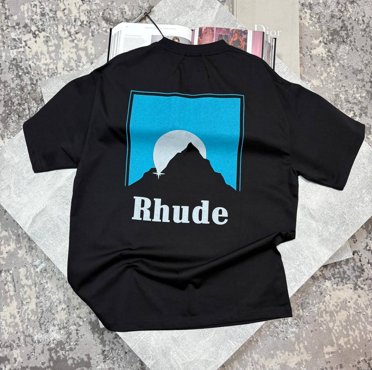 HUDE TEE BLACK image 1