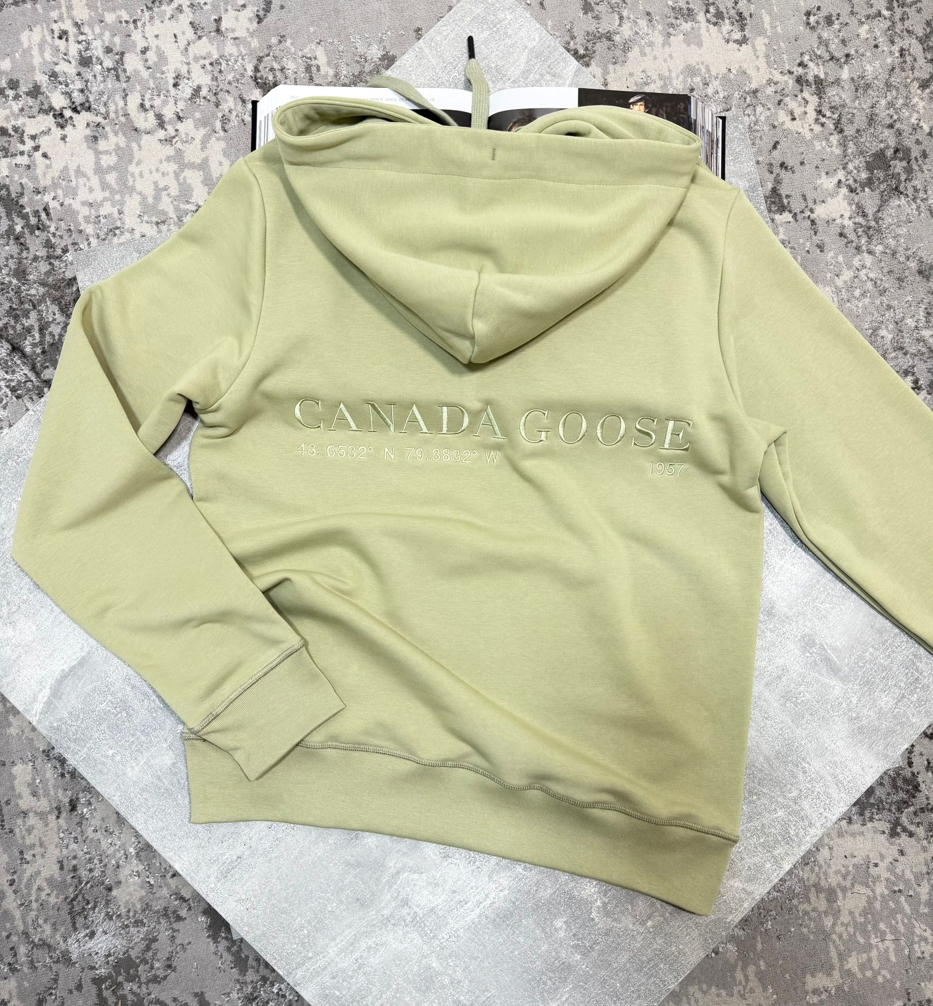 Goose Hoodie Lime image 1