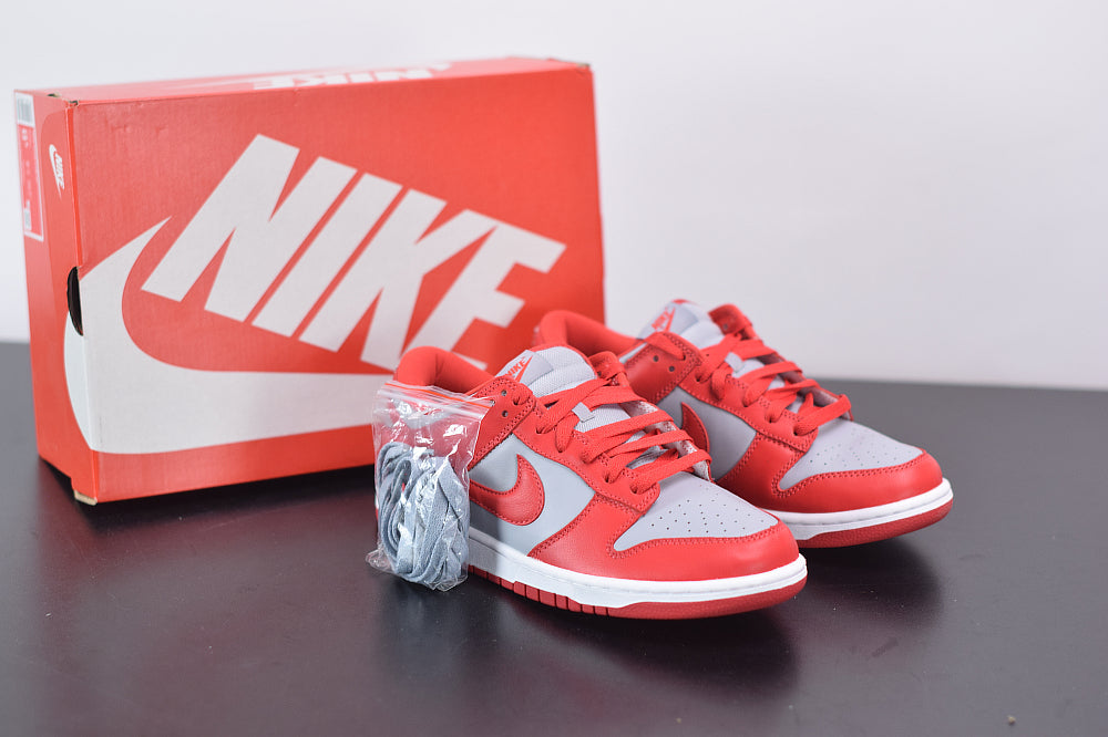 DUNK LOW RED/GREY image 1