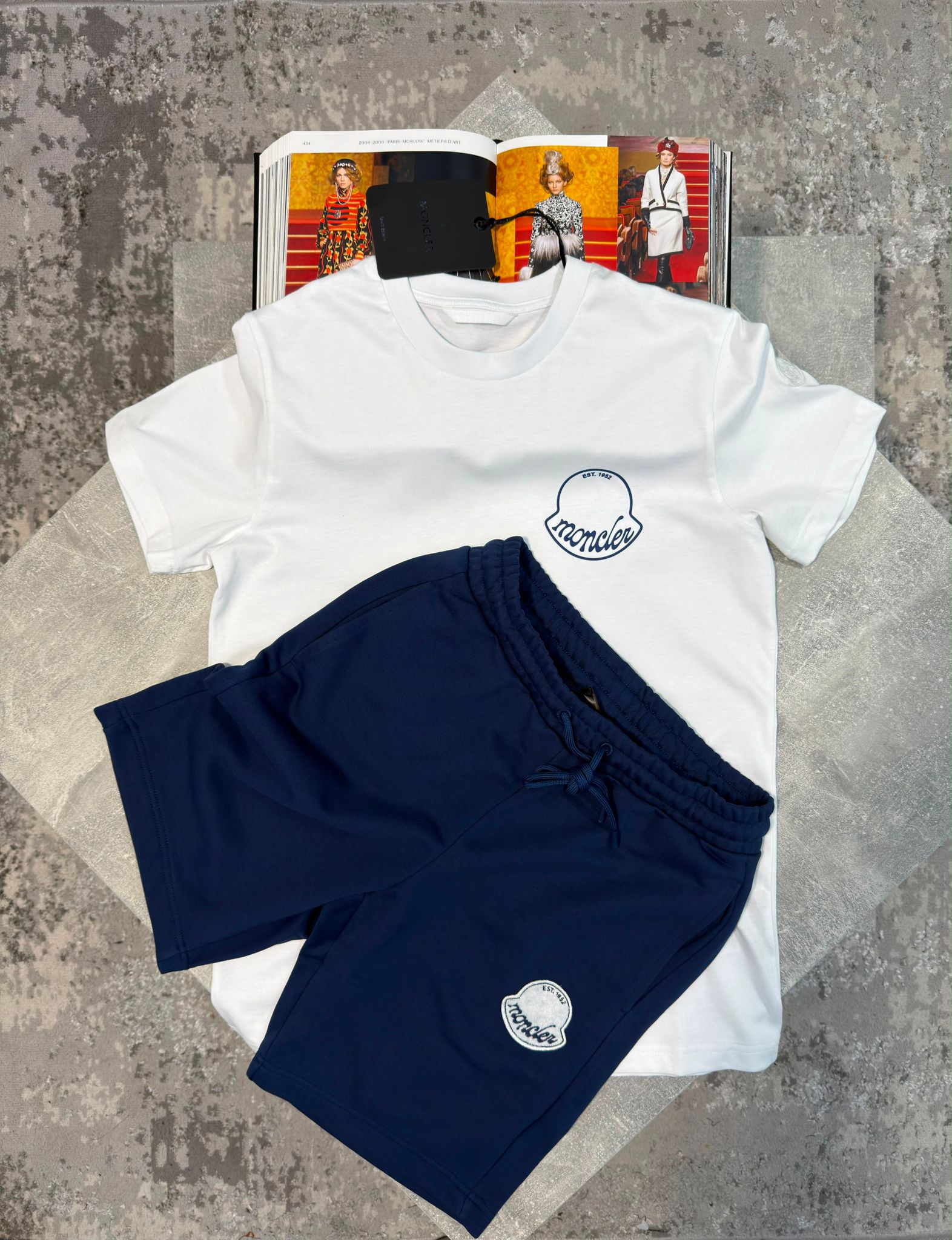 MNCLR cotton shorts Navy image 1