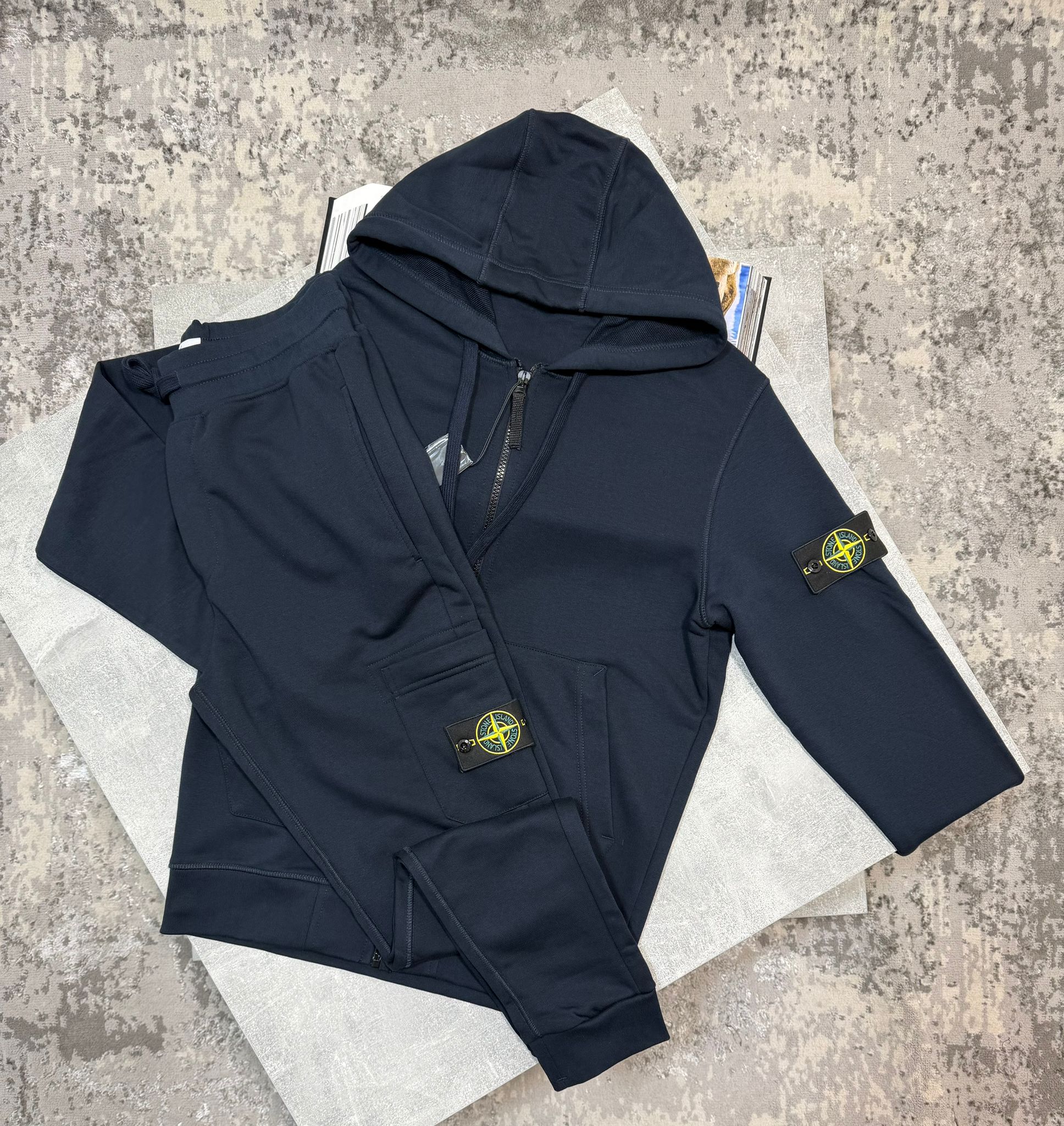 Stone Tracksuit Navy image 1