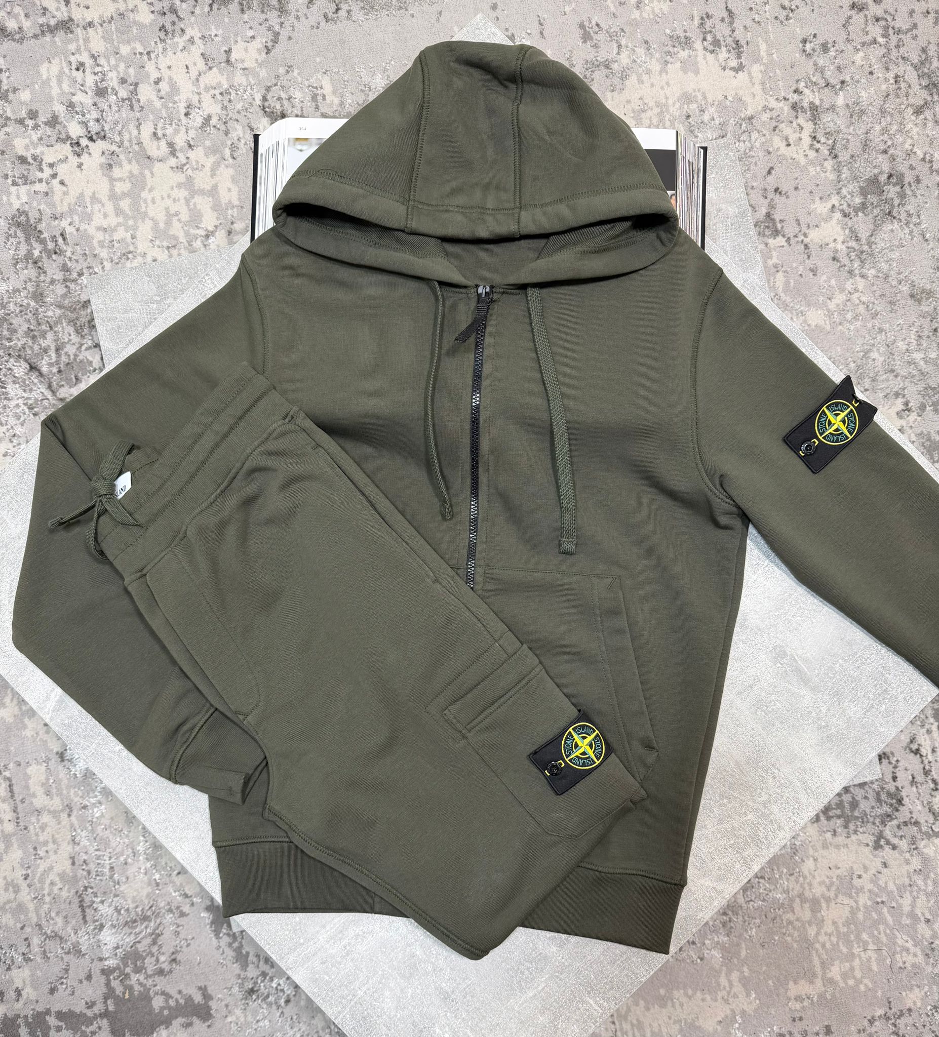 Stone Tracksuit Khaki image 0