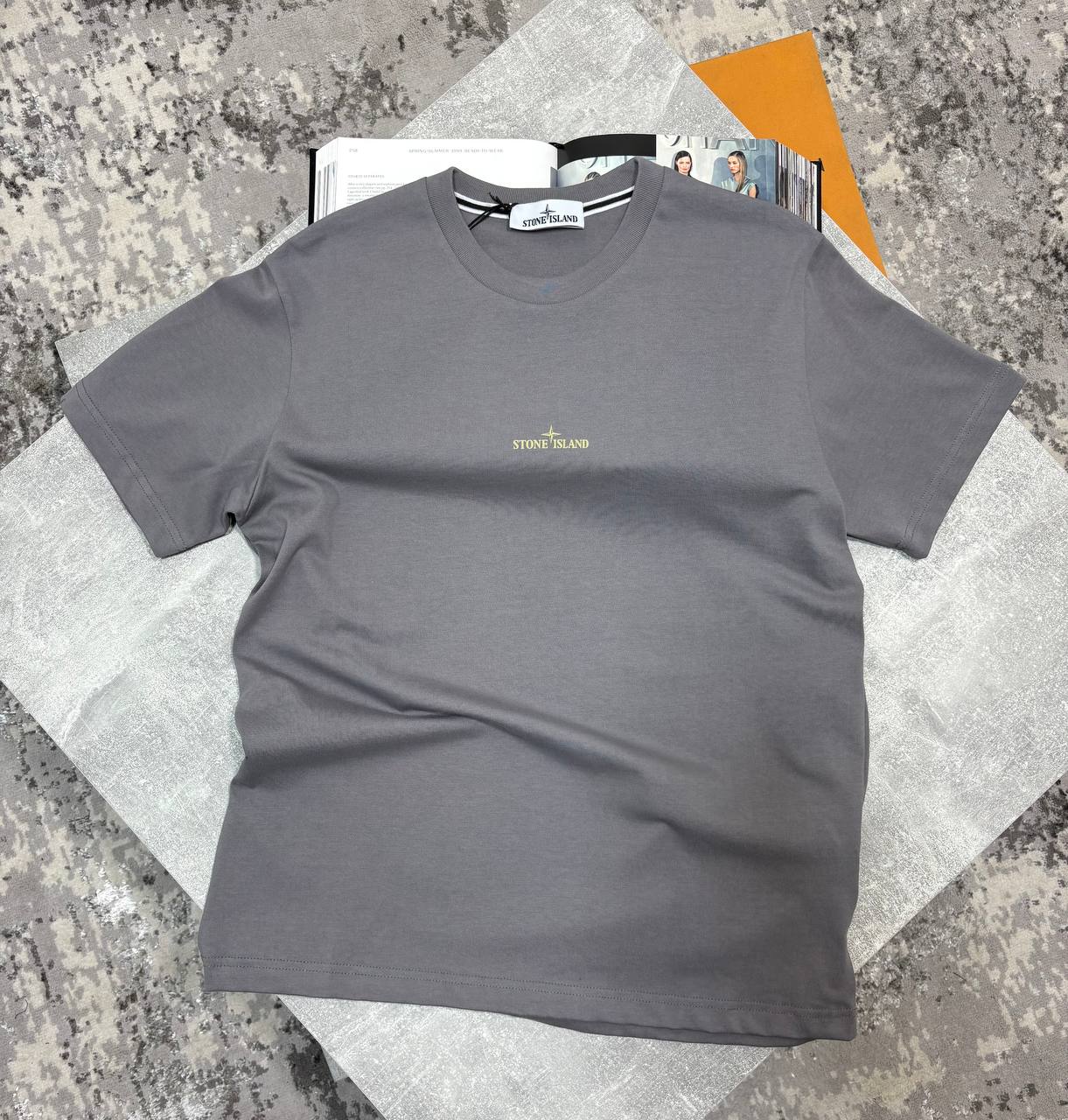 STONE ISLAND TEE GREY image 0
