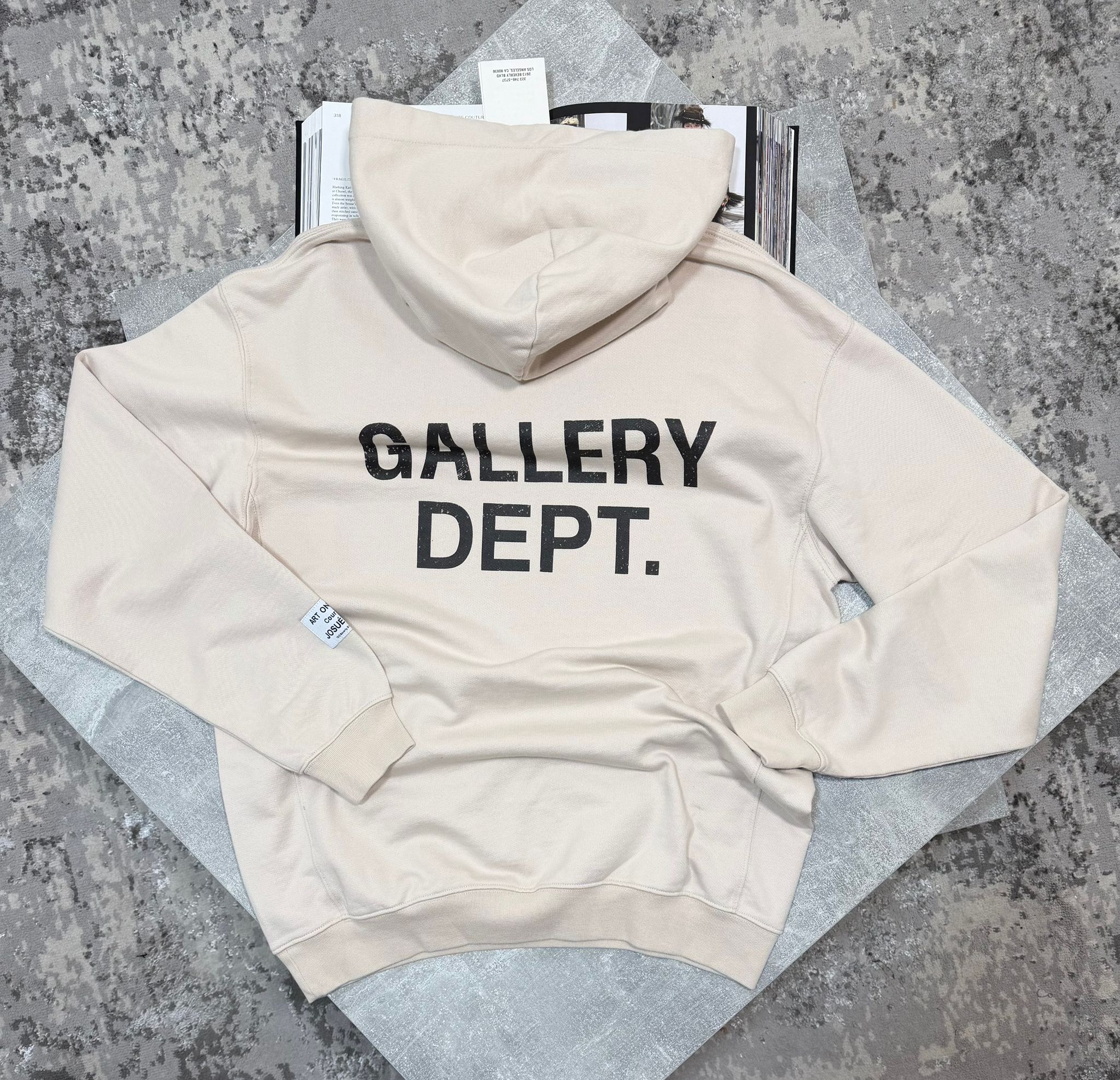 GD Hoodie Beige image 1