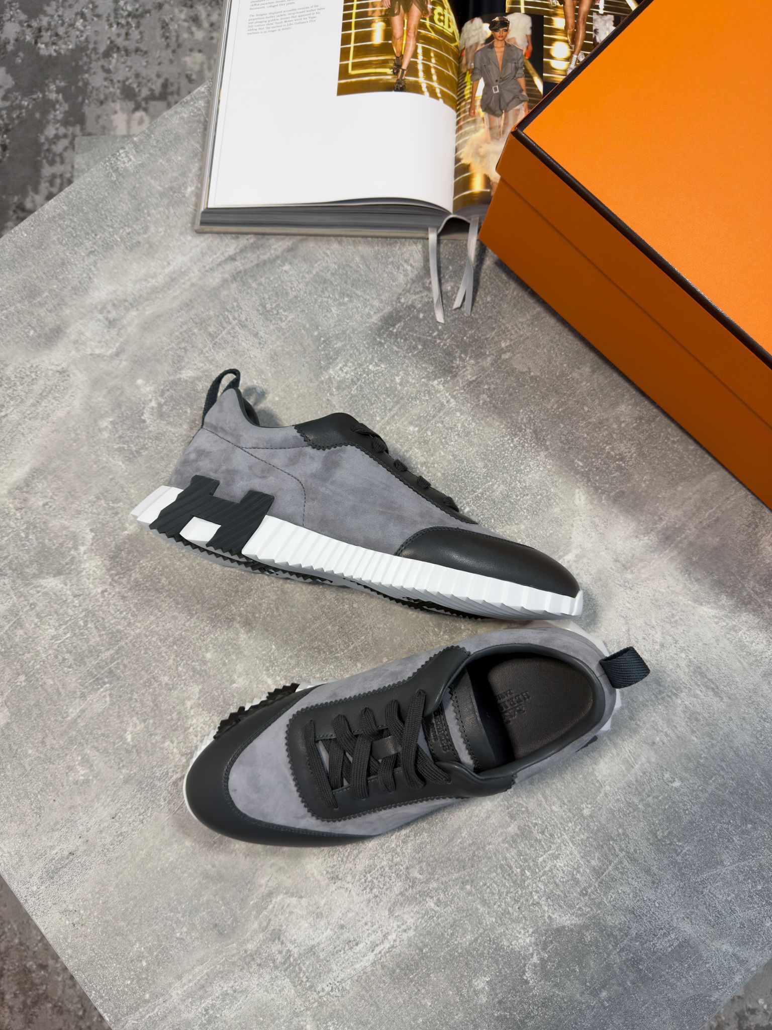 Hermes Trainers Grey image 2