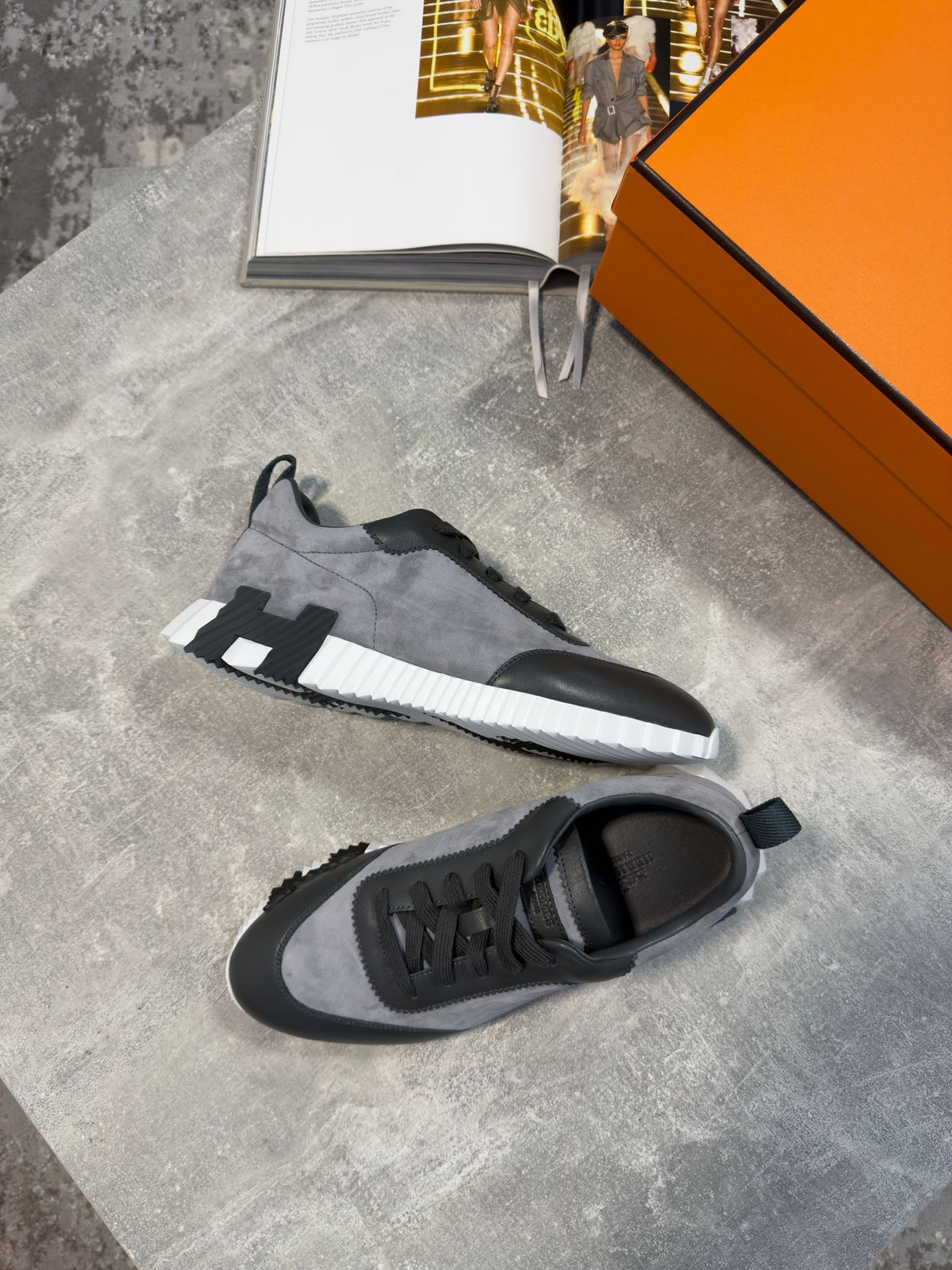 Hermes Trainers Grey image 2