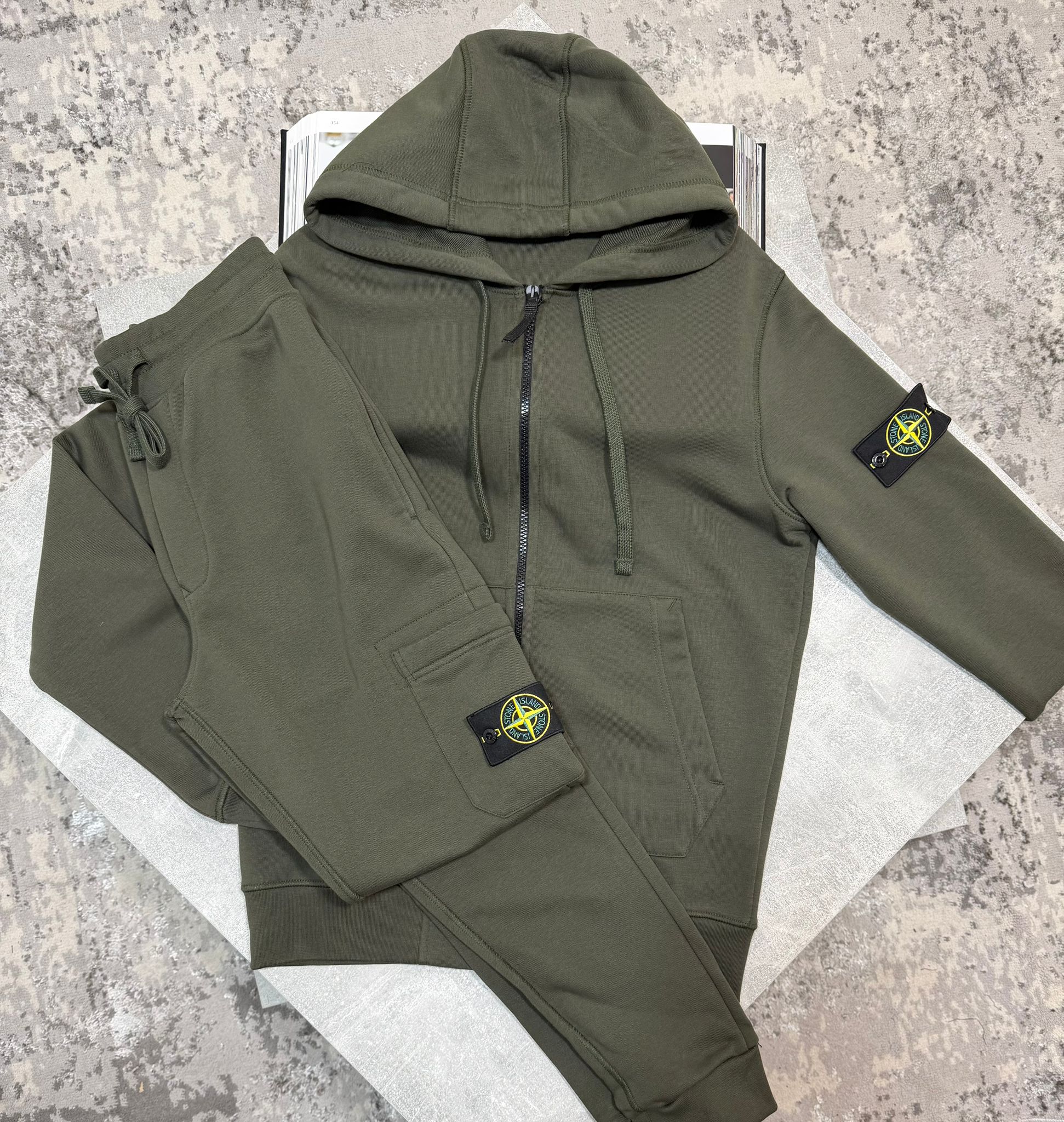 Stone Tracksuit Khaki image 1