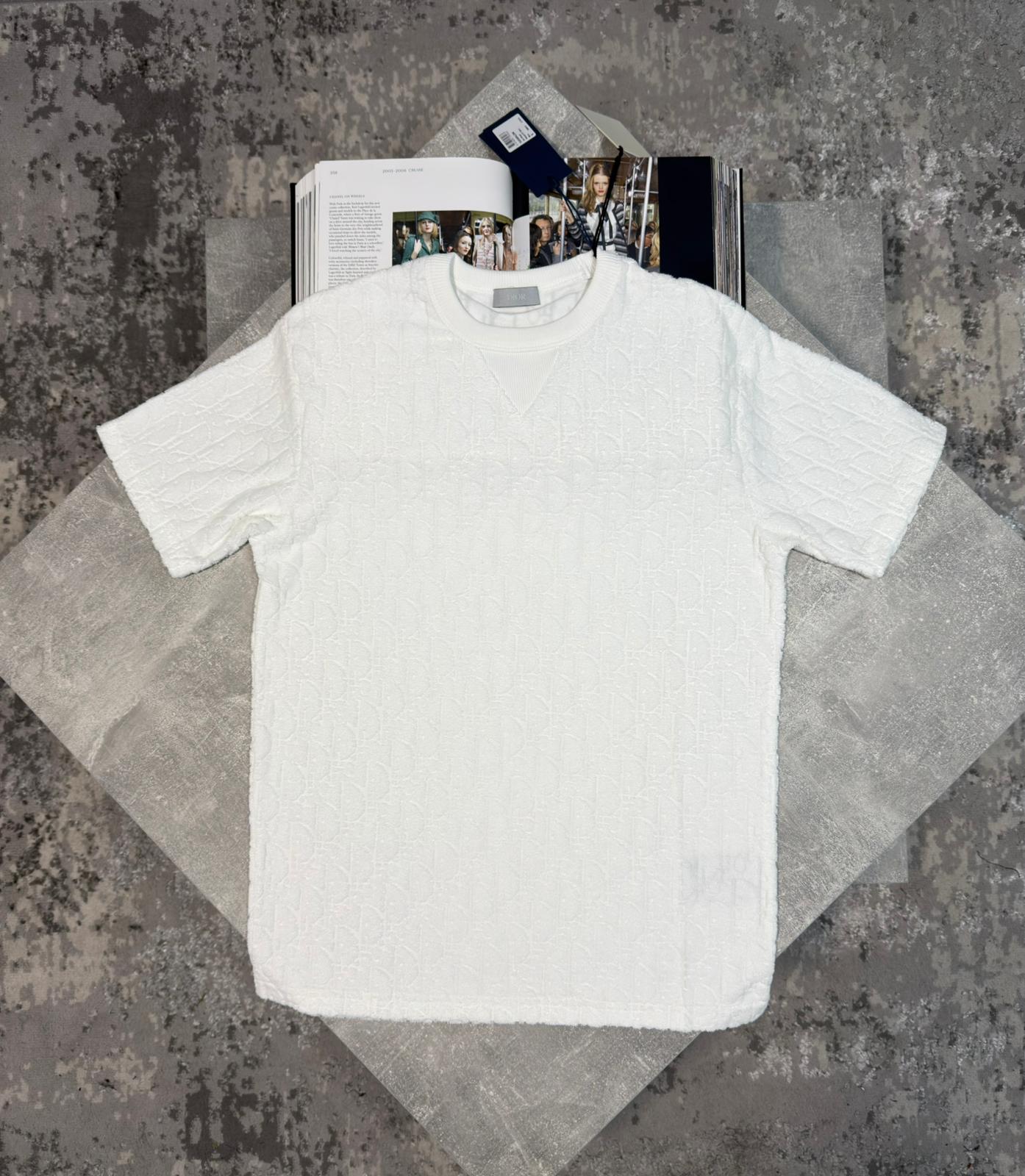 CD ablique Tshirt White image 0