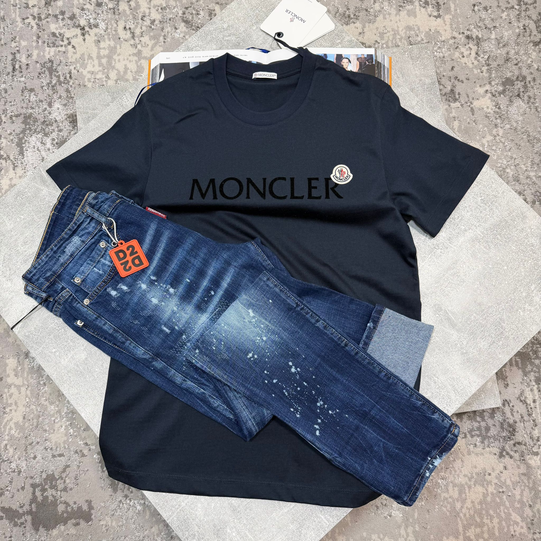 Cler Tshirt Navy image 2