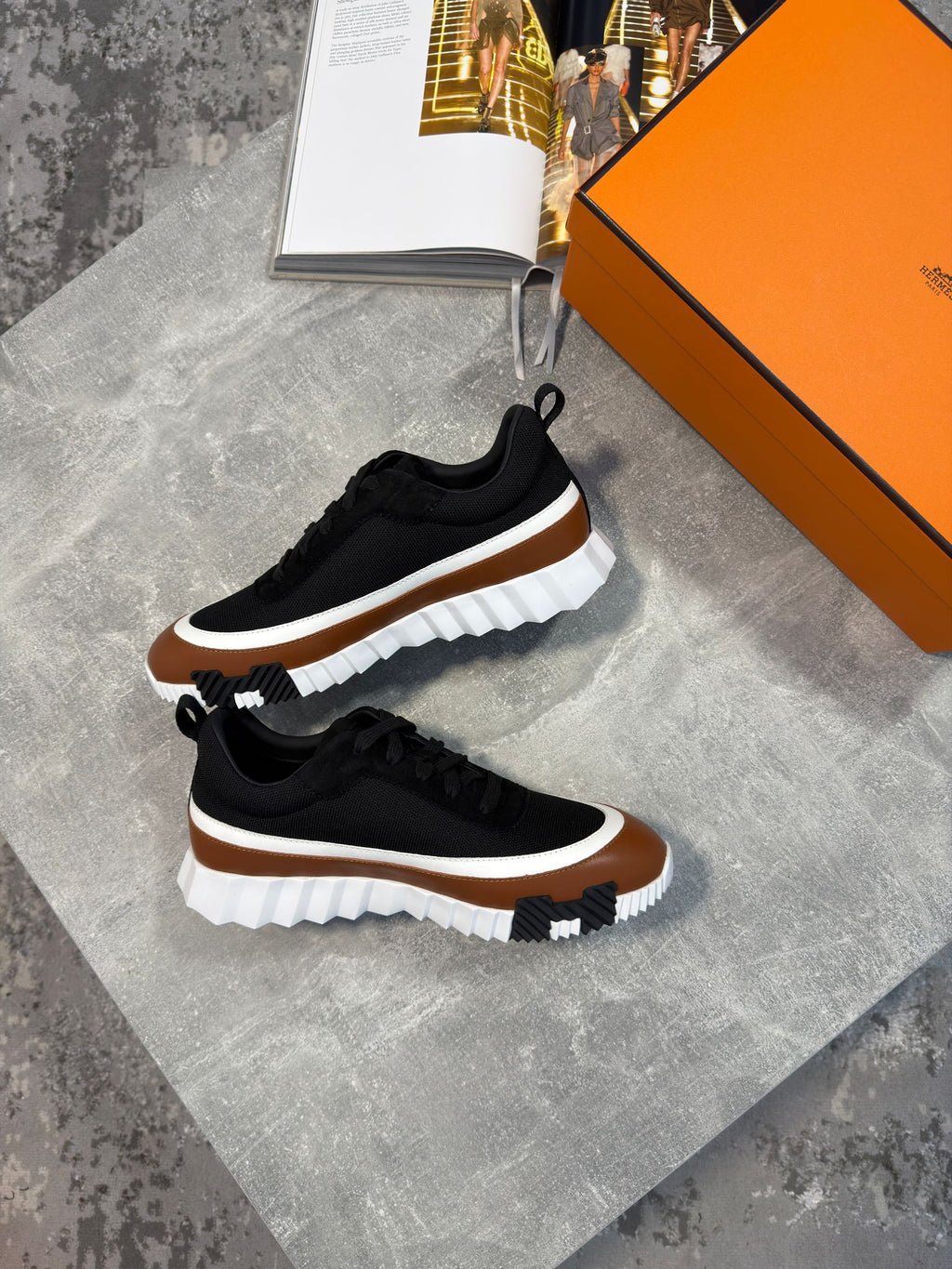 Hermes Trainers Brown image 1