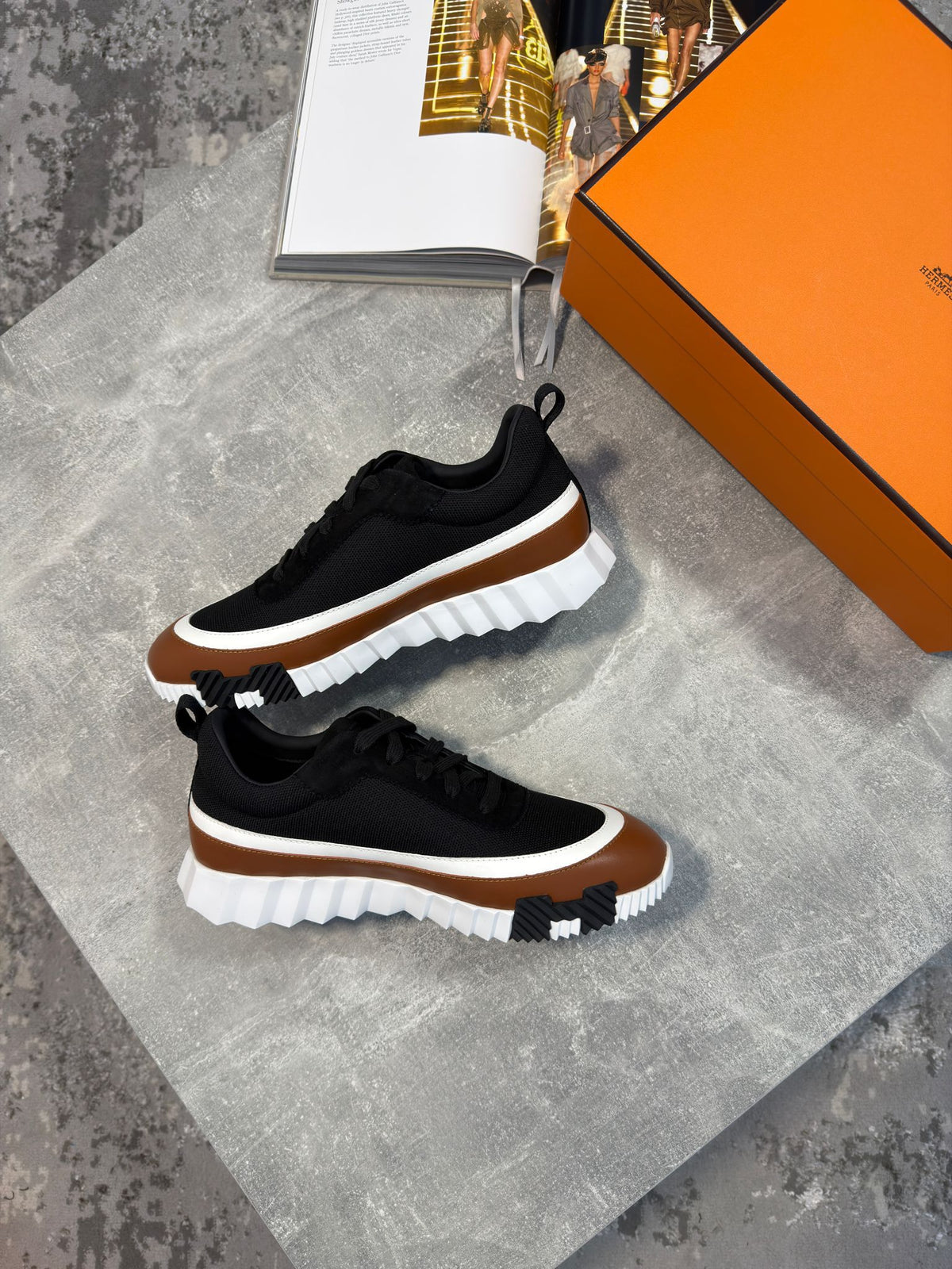 Hermes Trainers Brown image 1